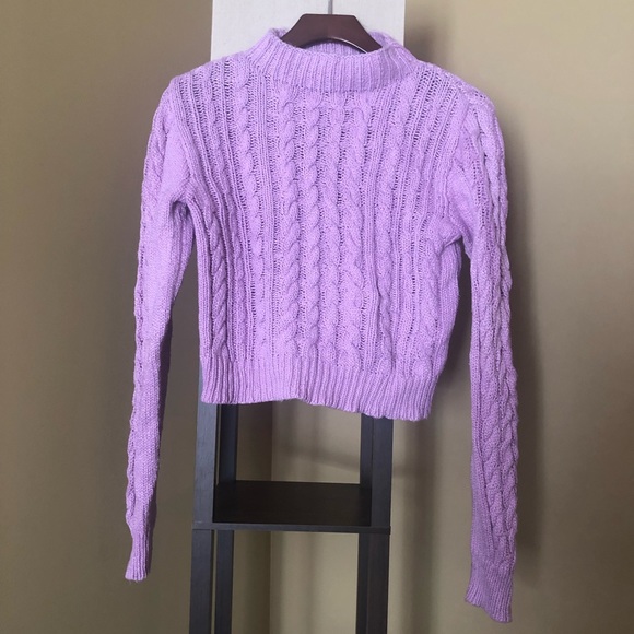 HOST PICK!! Forever 21 Cable Knit Cropped Sweater - Picture 3 of 6